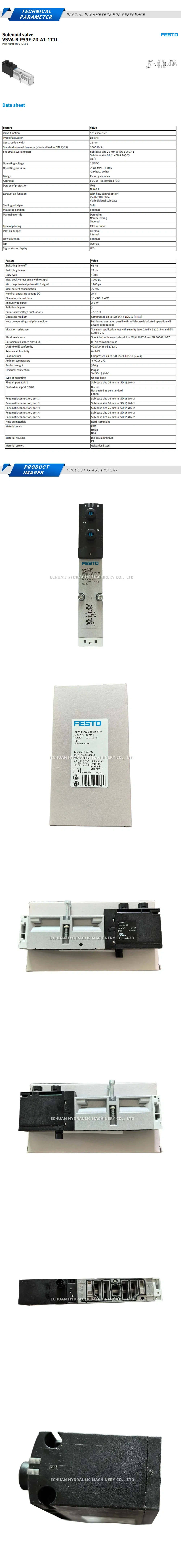 Festo VSVA-B-P53E-ZD-A1-1T1L Description