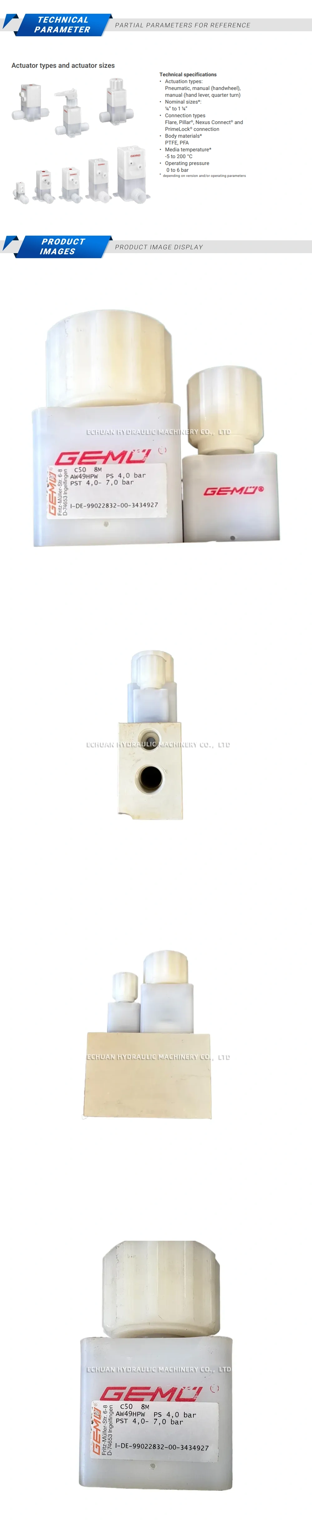 GEMU C50 8M AW48HPW Description