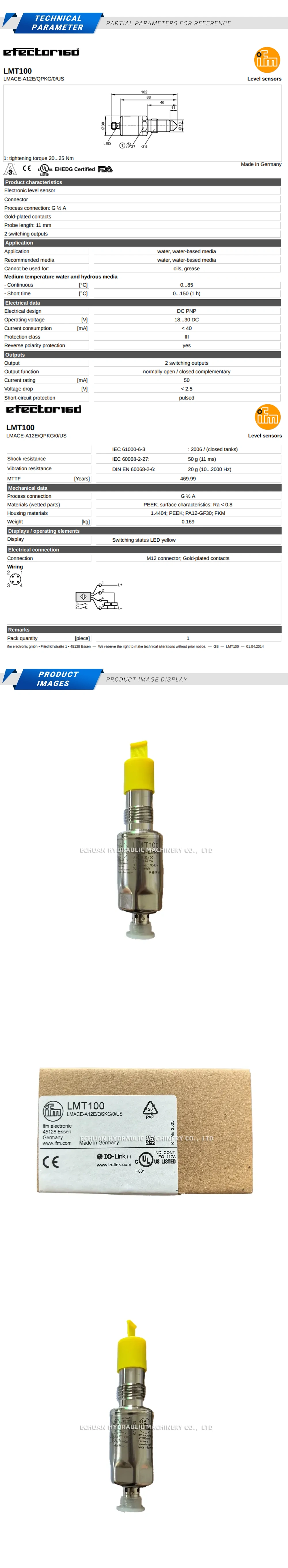 IFM LMT100 Description