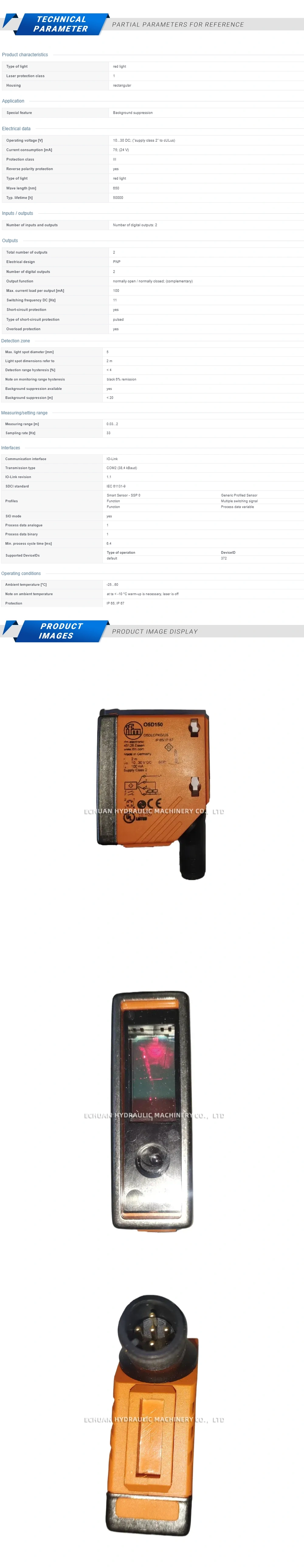 IFM O5D150 Description