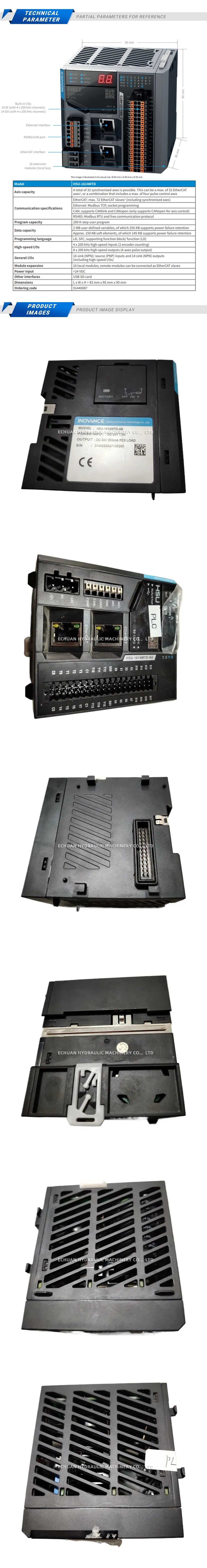 Inovance H5U-1614MTD-A8 Description