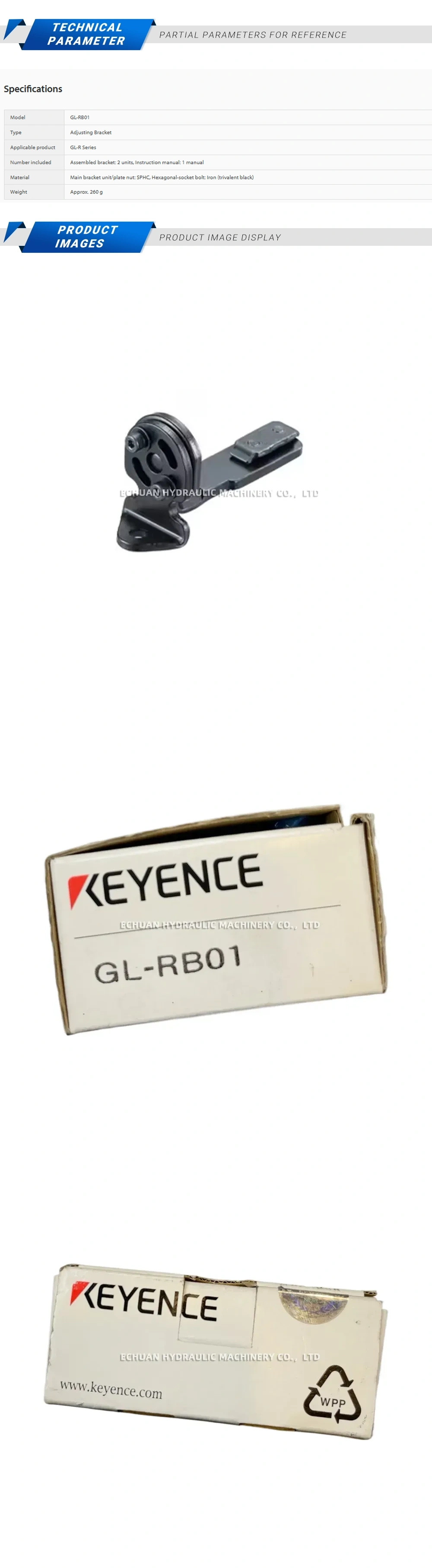 Keyence GL-RB01 Description