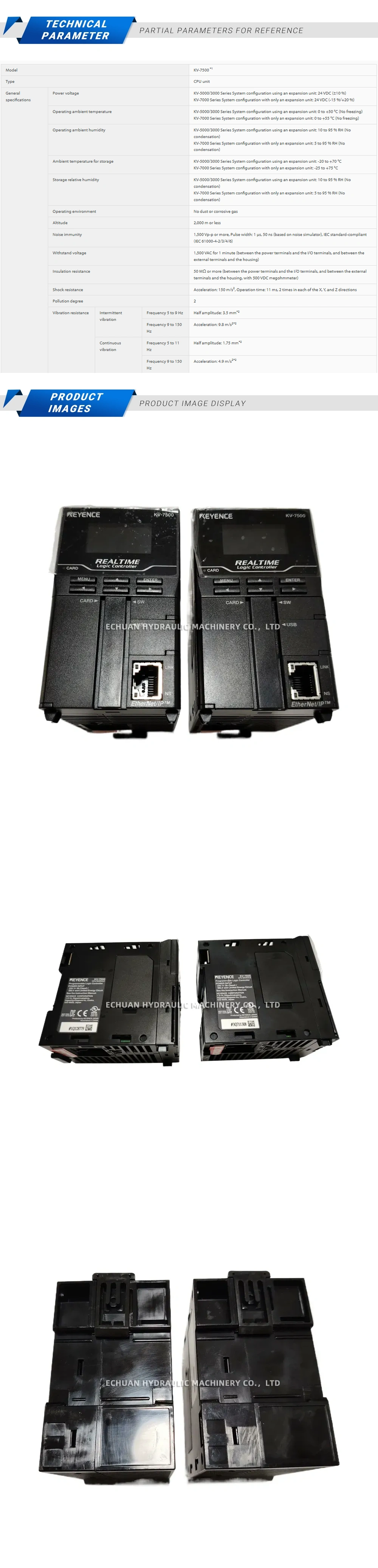 Keyence KV-7500 Description