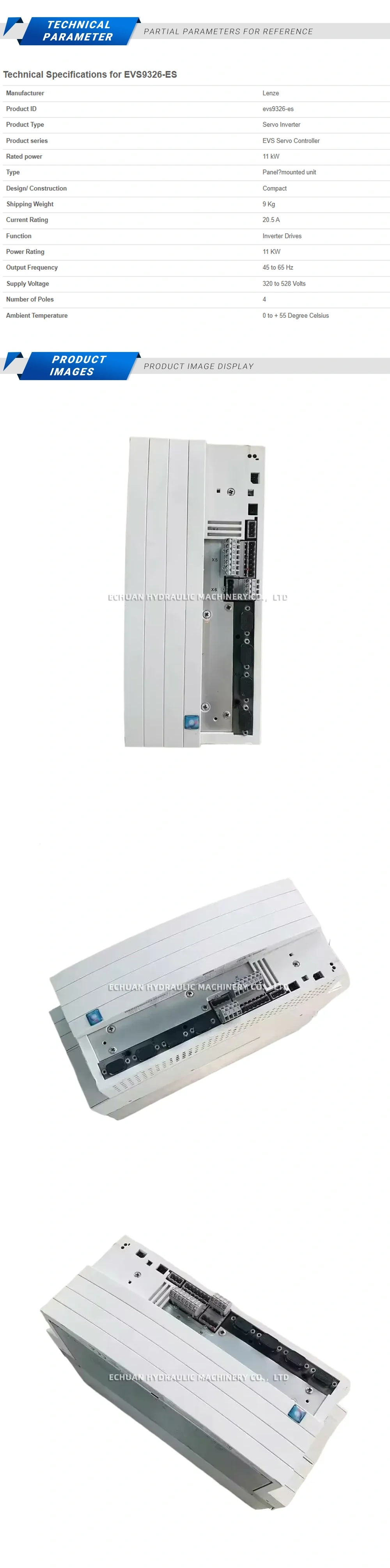 Lenze EVS9326-ES Description