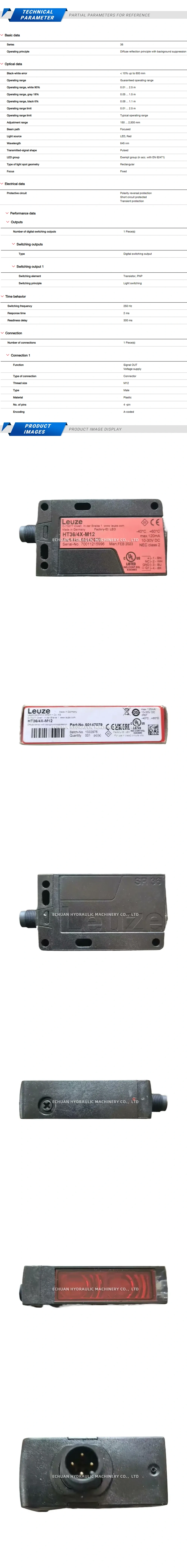 Leuze HT36/4X-M12 Description