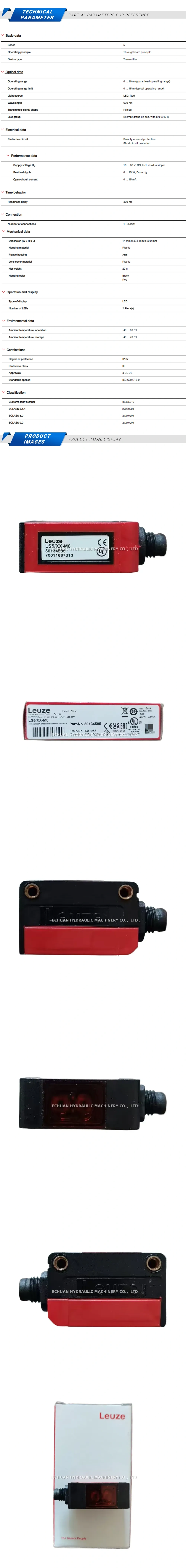 Leuze LS5/XX-M8 Description