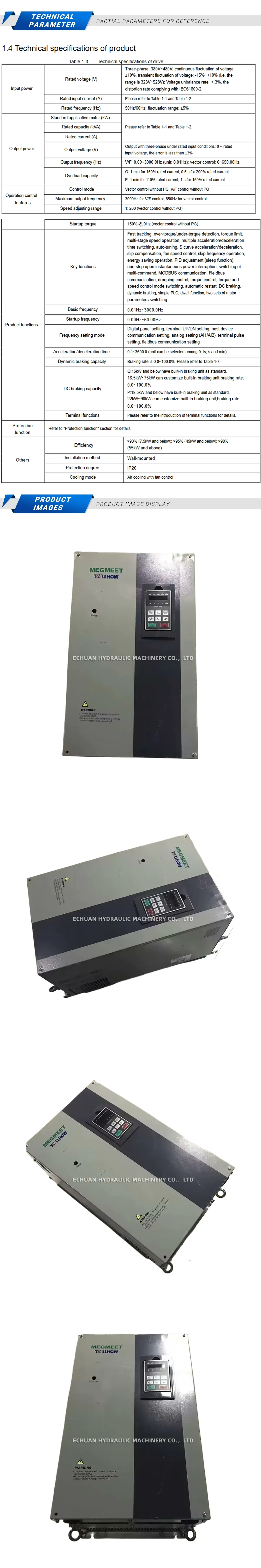 Megmeet MV300P-4T75 Description