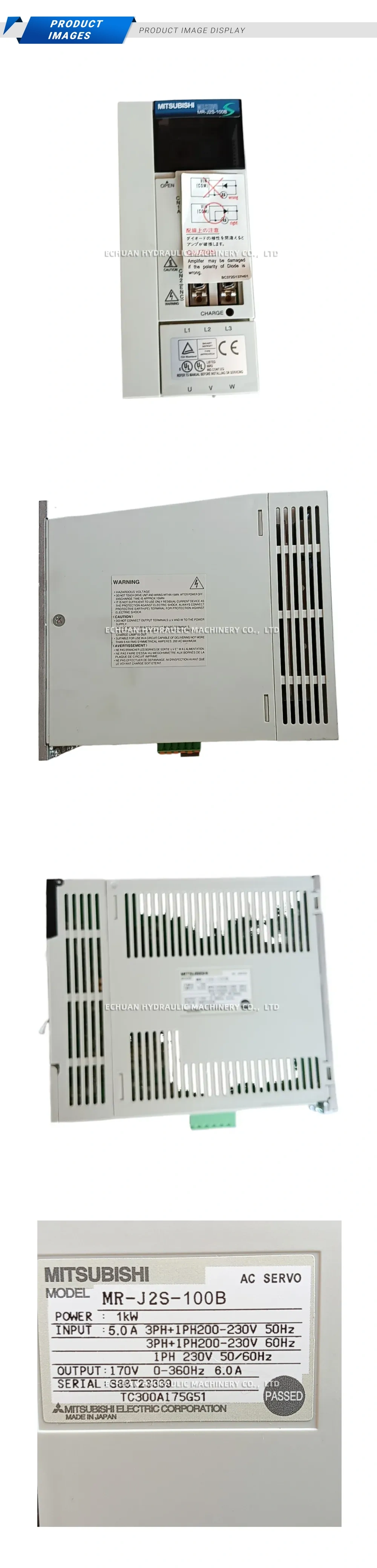 Mitsubishi MR-J2S-100B Description