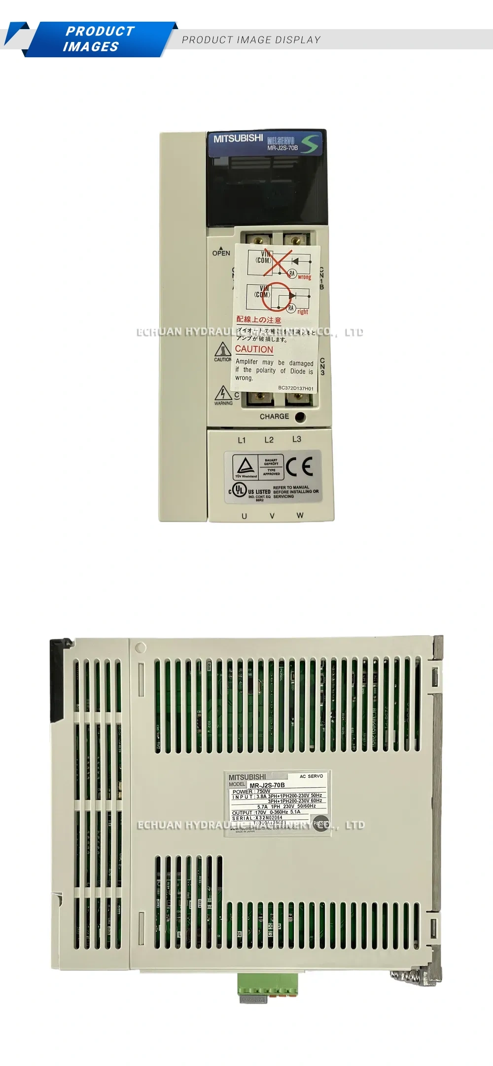 Mitsubishi MR-J2S-70B Description