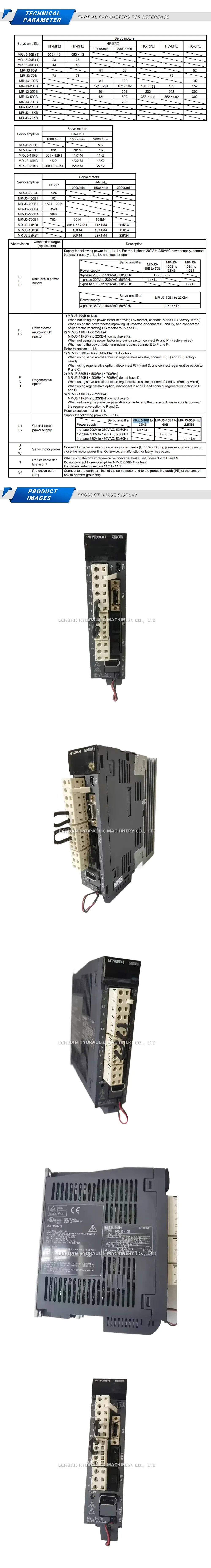 Mitsubishi MR-J3-10B Description