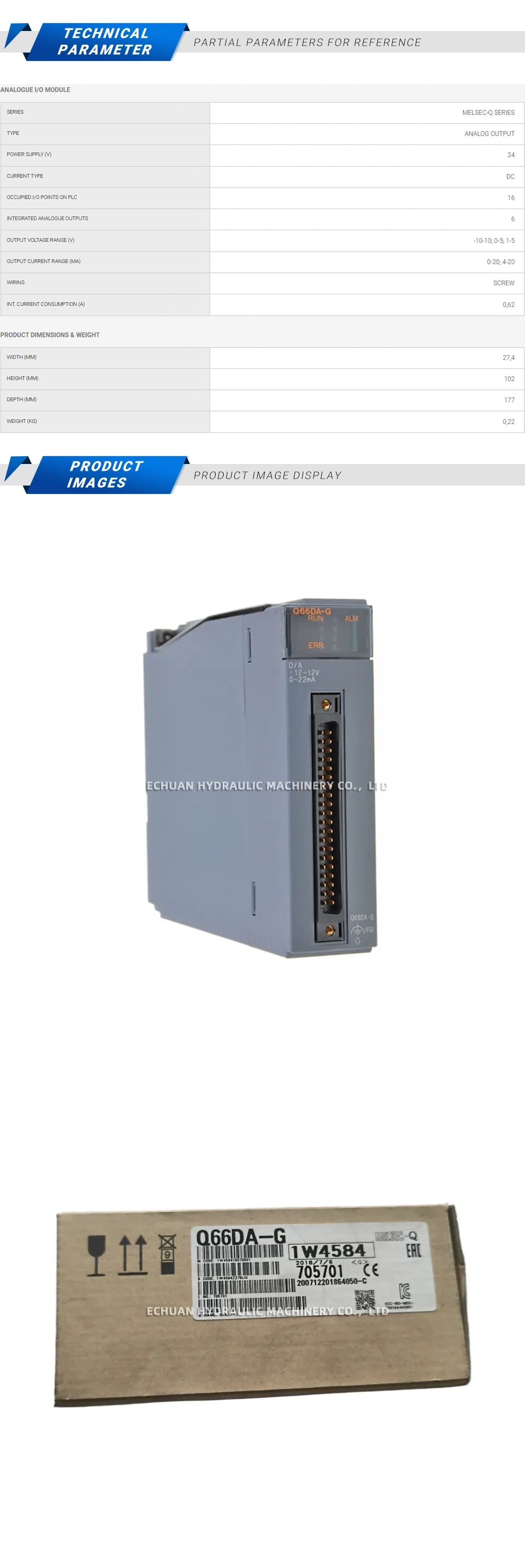 Mitsubishi Q66DA-G Description