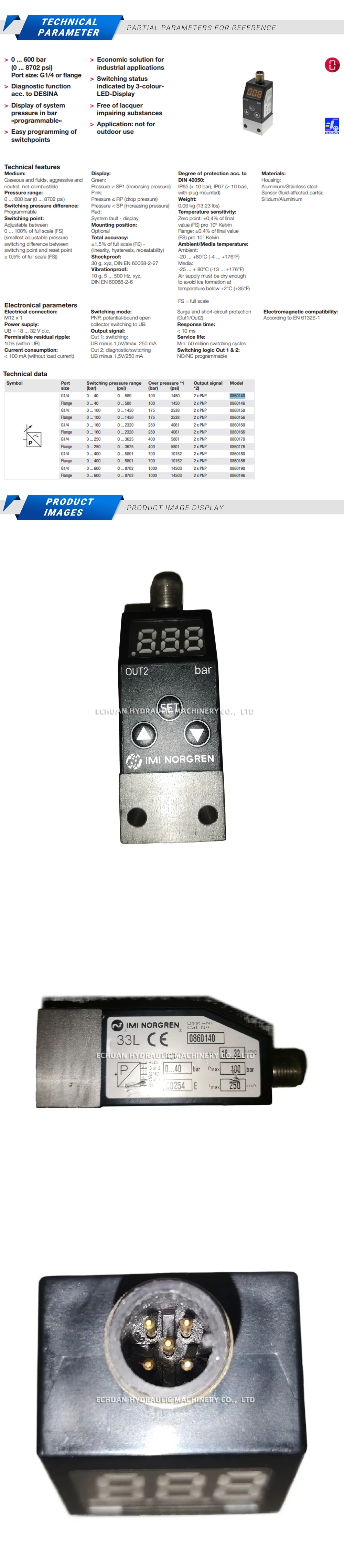 Norgren 0860140 Description