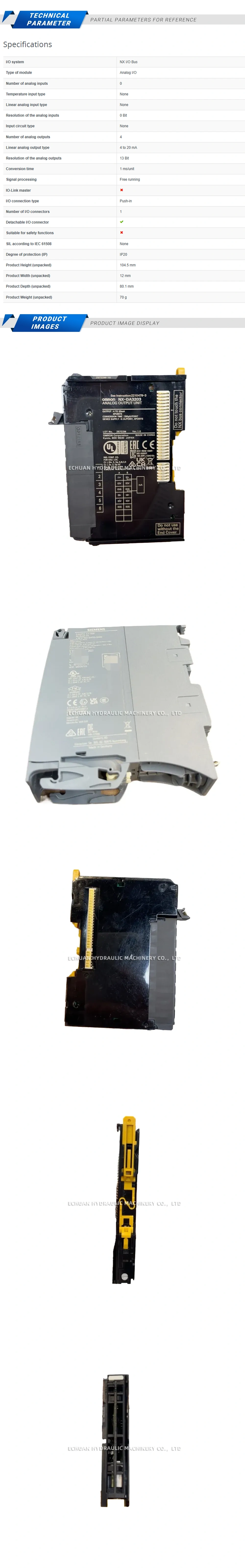 Omron NX-DA3203 Description