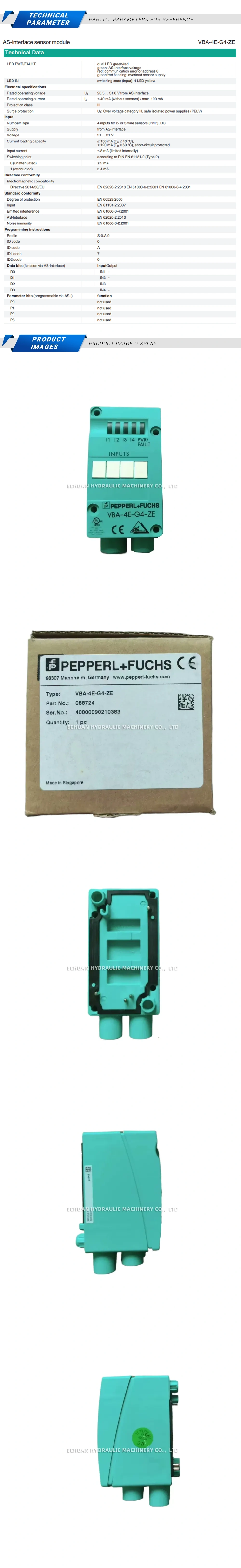 Pepperl+Fuchs VBA-4E-G4-ZE Description