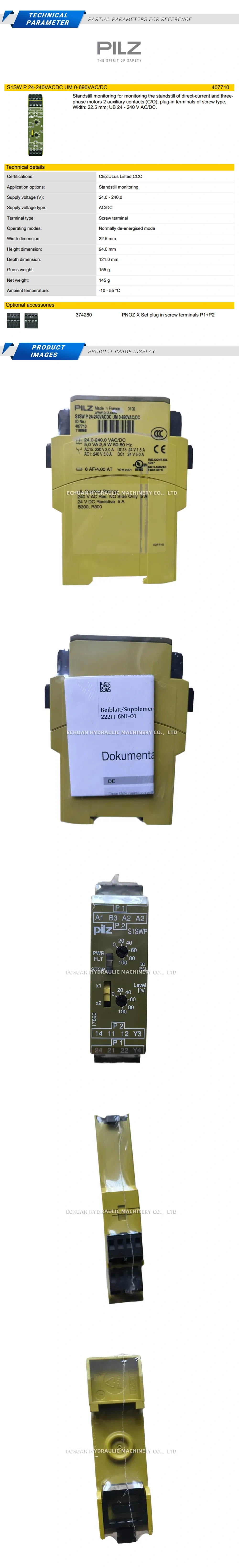 Pilz 407710 Description