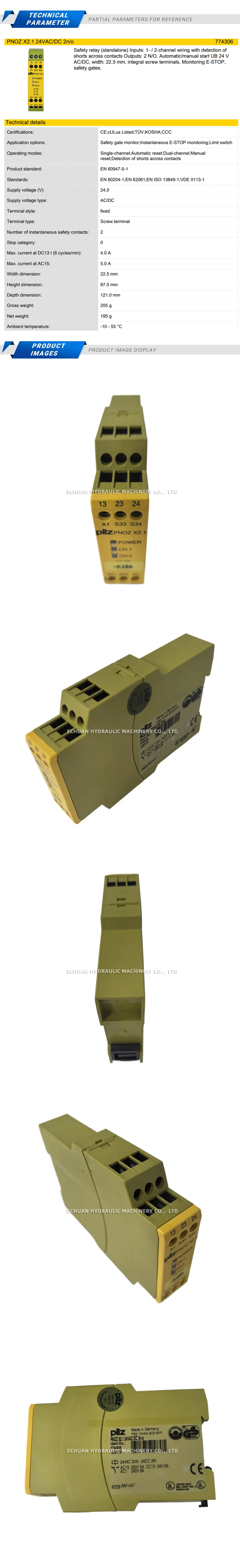 Pilz PNOZ X2. 774306 Description