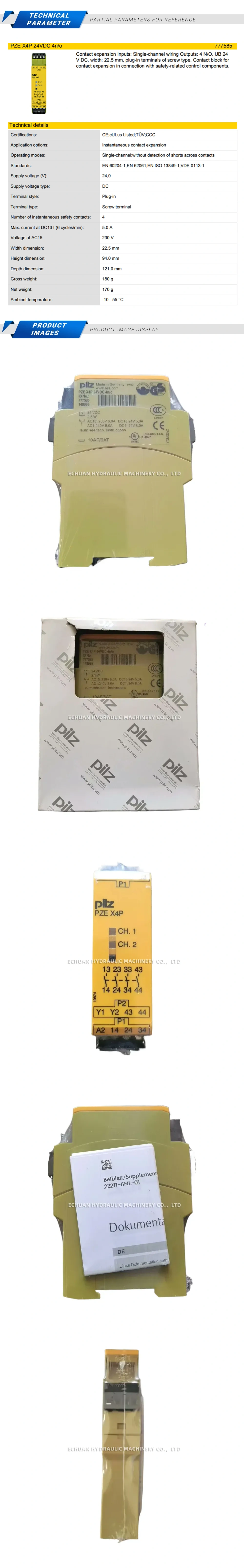 Pilz PZE X4P 777585 Description