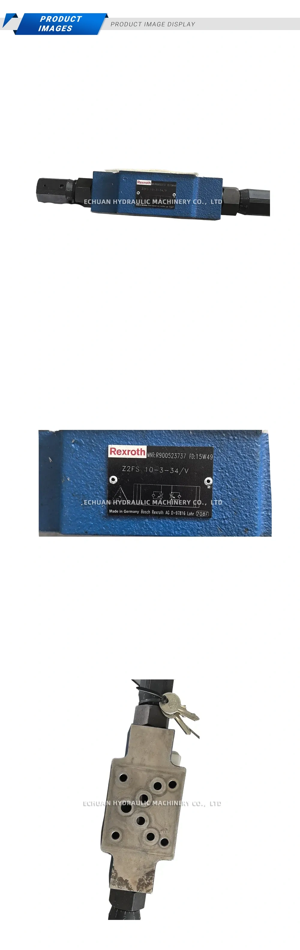 Rexroth R900523737 Z2FS10-3-34/V Description