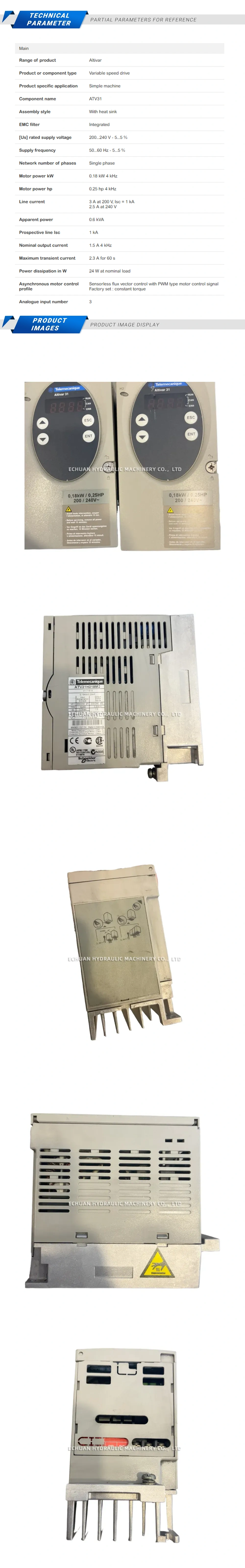 Schneider ATV31H018M2 Description