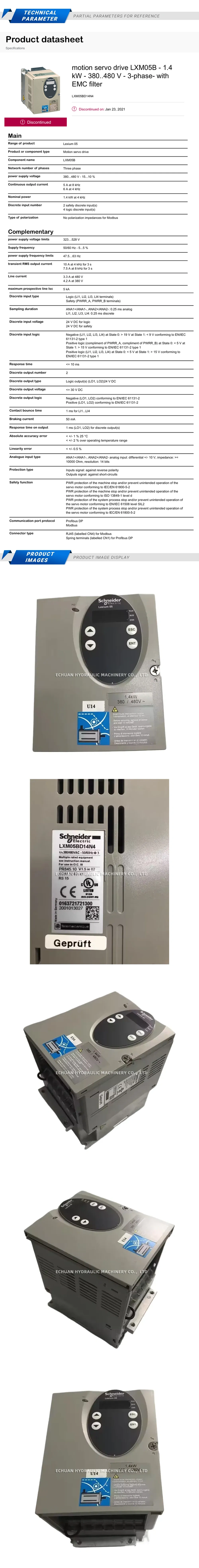 Schneider LXM05BD14N4 Description