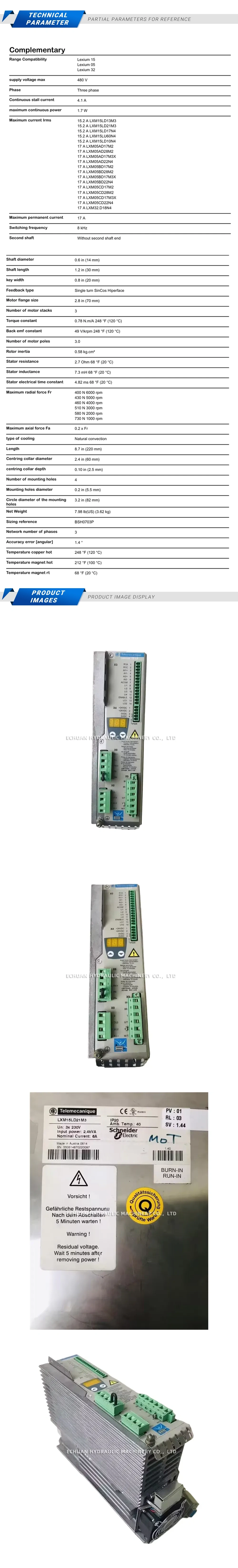 Schneider LXM15LD21M3 Description
