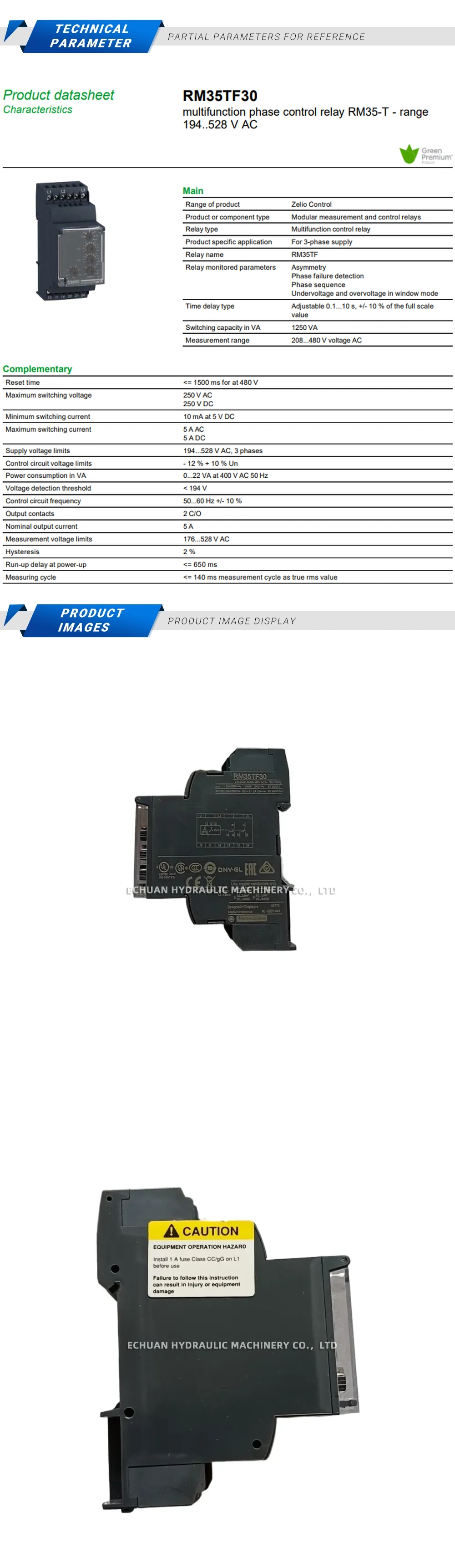 Schneider RM35TF30 Description