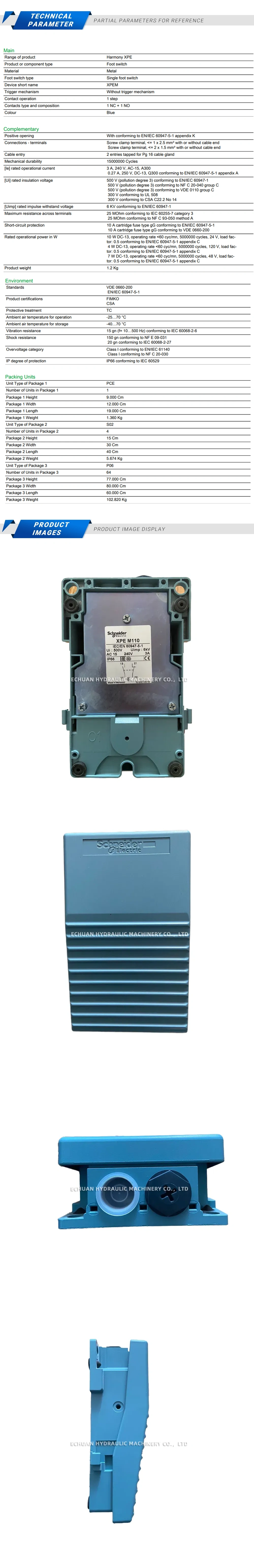 Schneider XPE-M110 Description