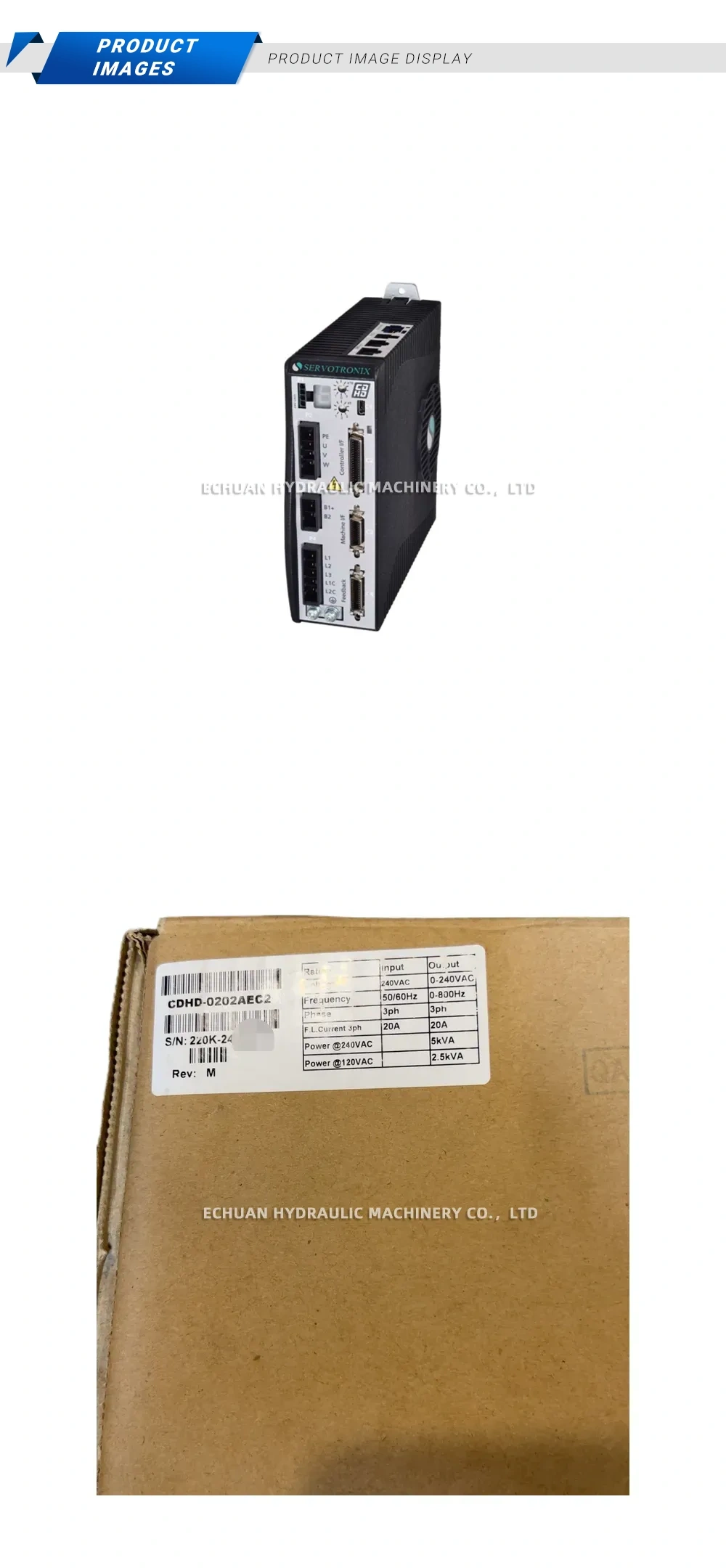 Servotronix CDHD-0202AEC2 Description