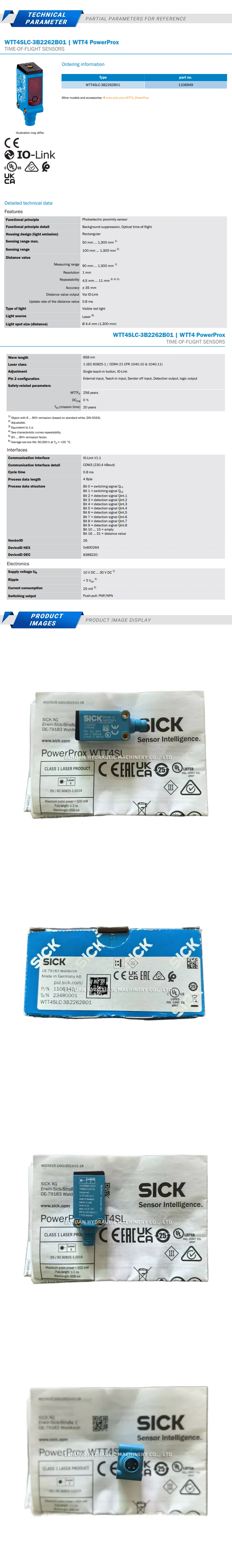 Sick WTT4SLC-3B2262B01 Description
