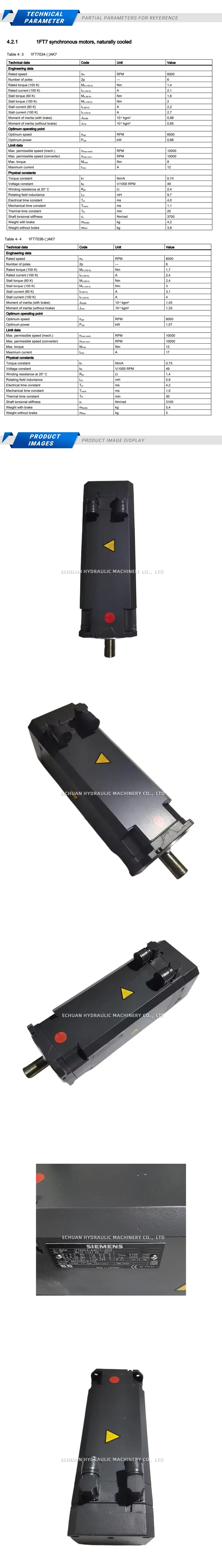 Siemens 1FT6064-6AC71-4EH2 Description