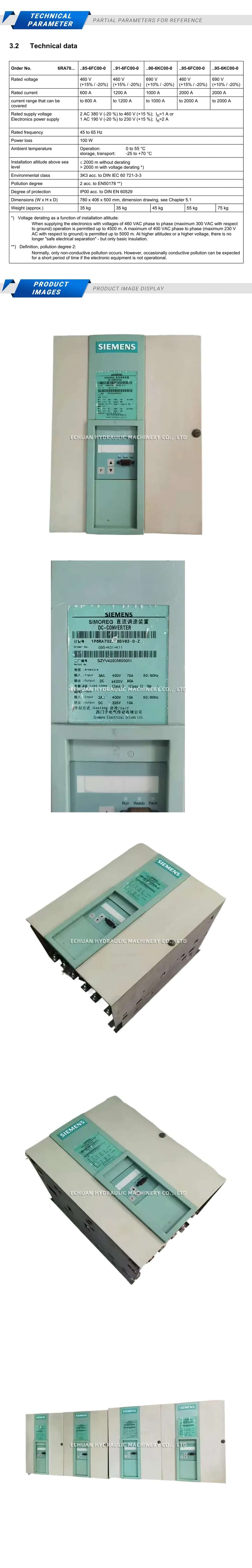 Siemens 1P6RA7028-6DV62-0-Z Description