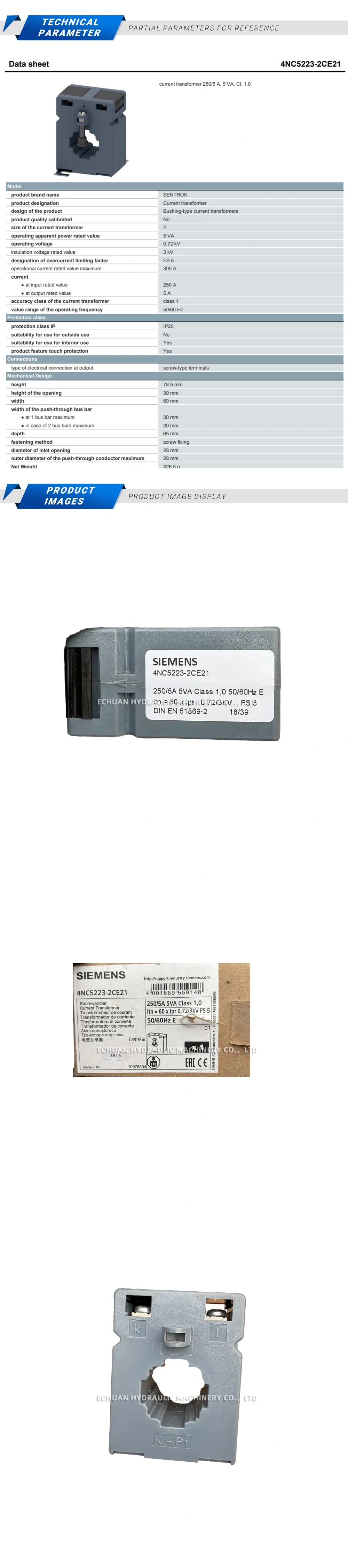 Siemens 4NC5223-2CE21 Description