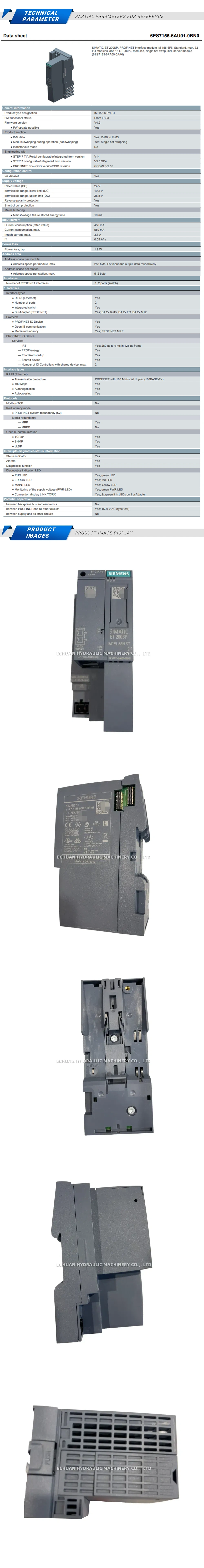 Siemens 6ES7 155-6AU01-0BN0 Description
