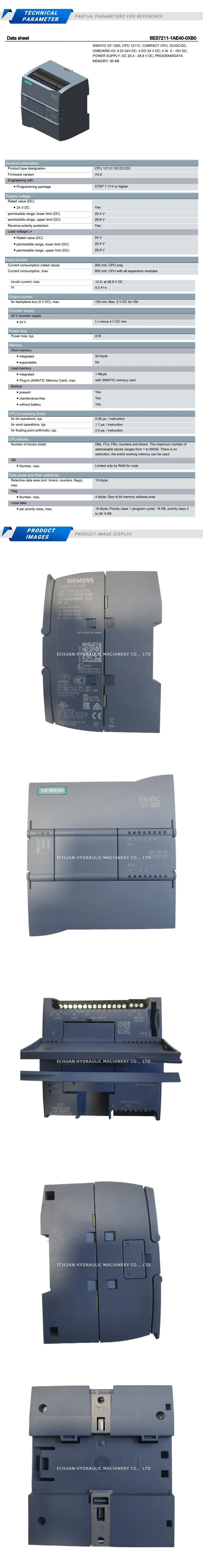 Siemens 6ES7 211-1AE40-0XB0 Description