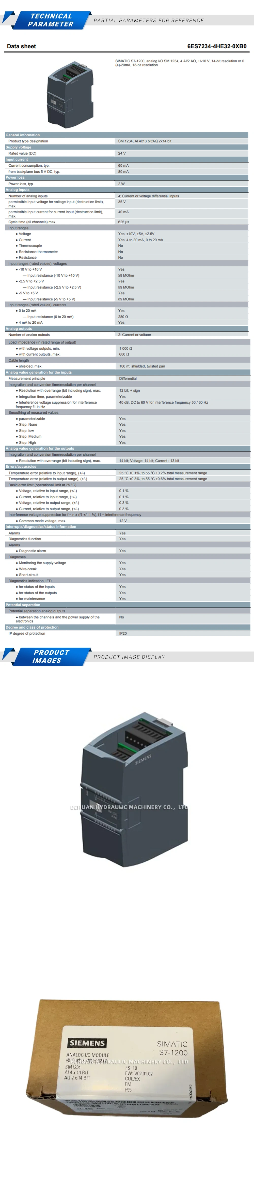 Siemens 6ES7 234-4HE32-0XB0 Description