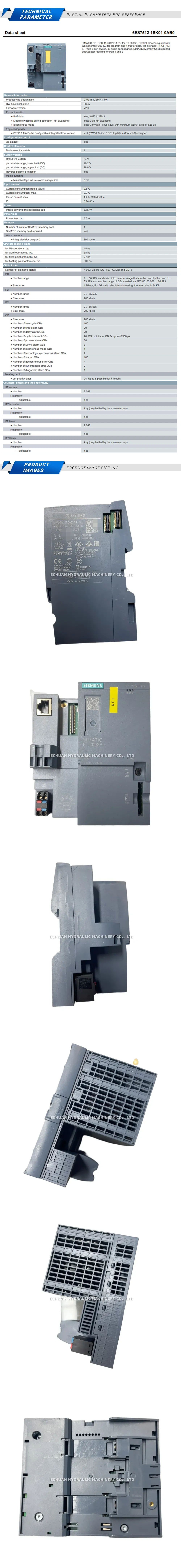 Siemens 6ES7 512-1SK01-0AB0 Description