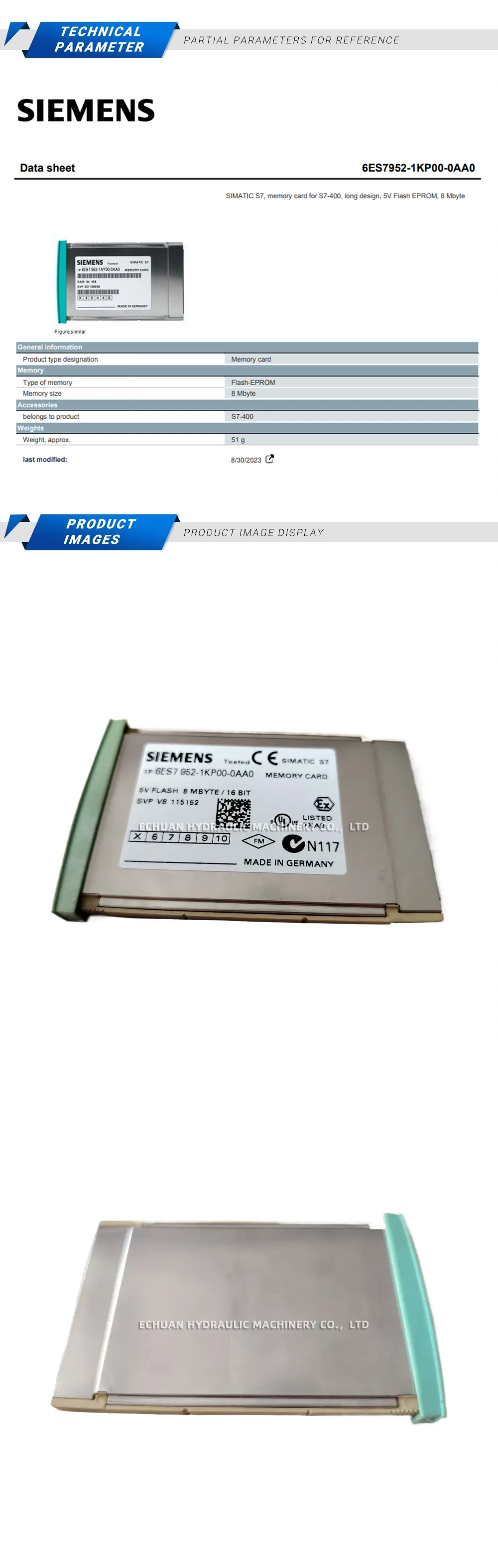 Siemens 6ES7 952-1KP00-0AA0 Description