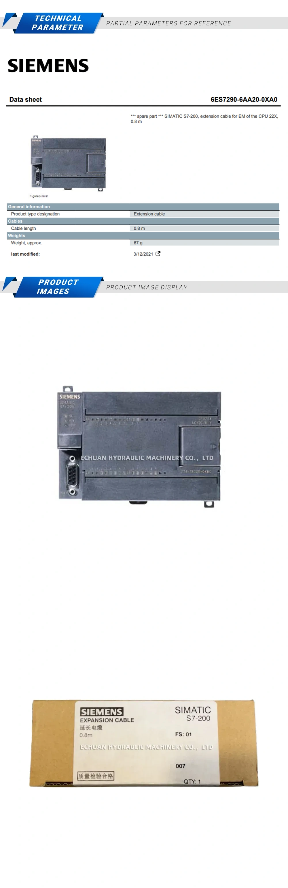 Siemens 6ES7290-6AA20-0XA0 Description