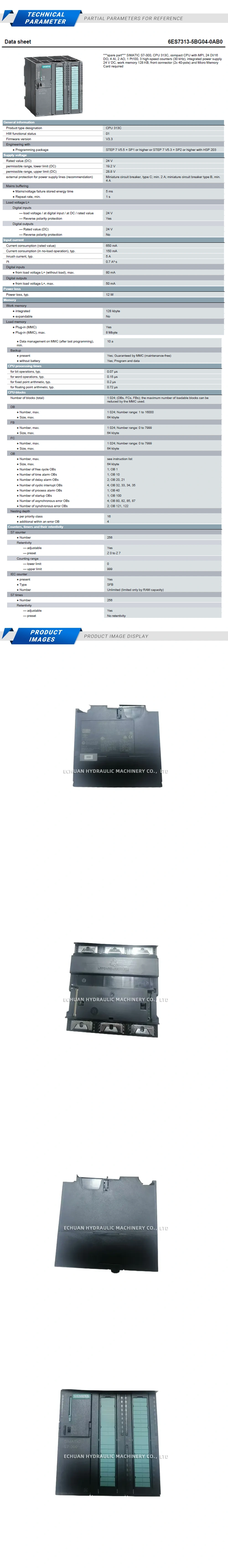 Siemens 6ES7313-5GB04-0AB0 Description