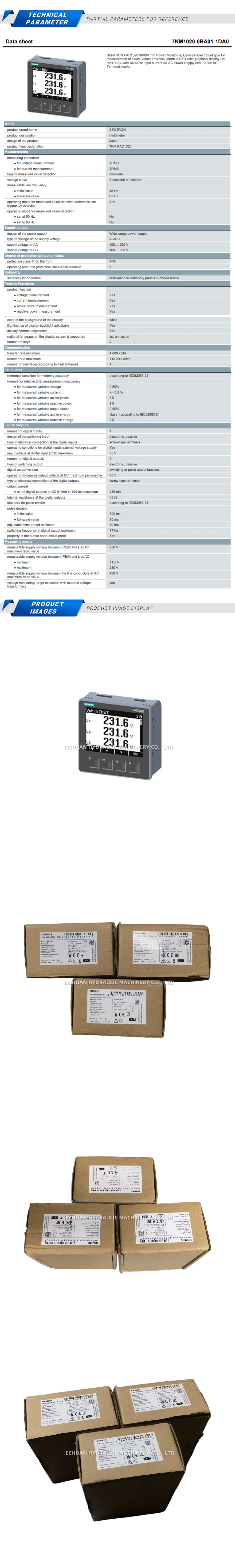 Siemens 7KM1020-0BA01-1DA0 Description