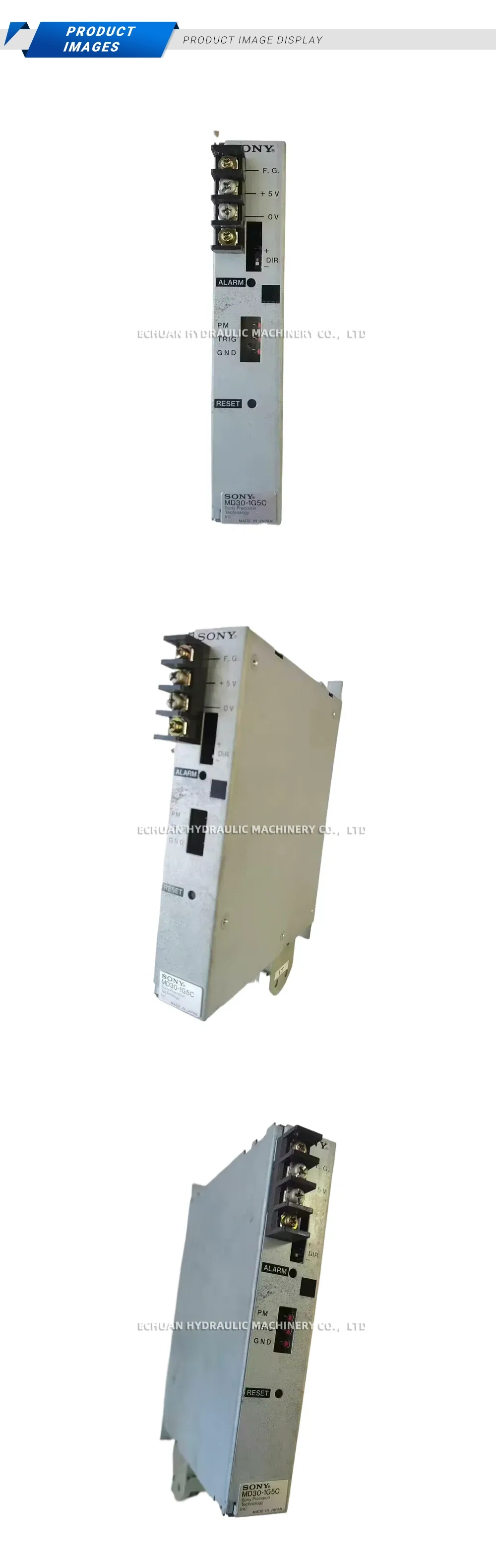 Sony MD30-1G5C Description