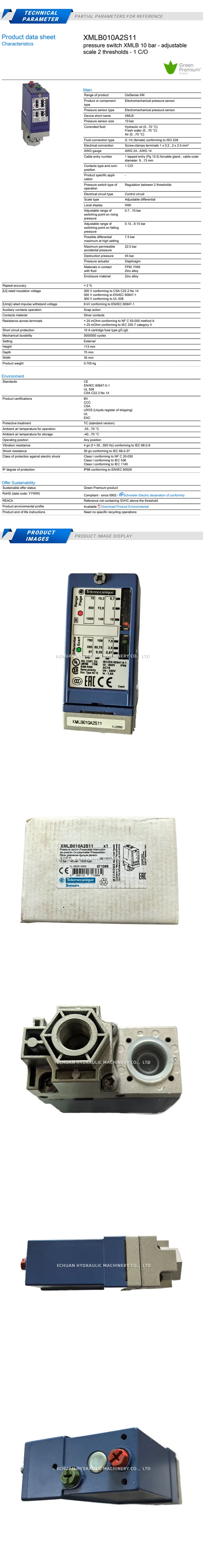 Telemecanique XMLB010A2S11 Description