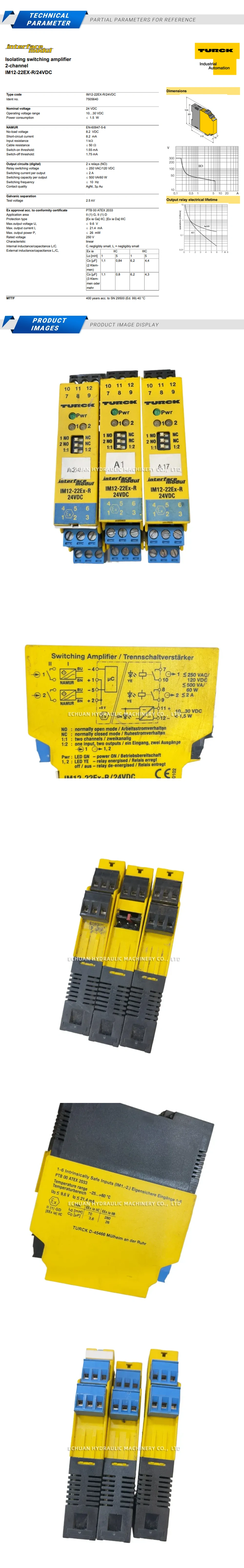 Turck IM12-22Ex-R 24VDC Description