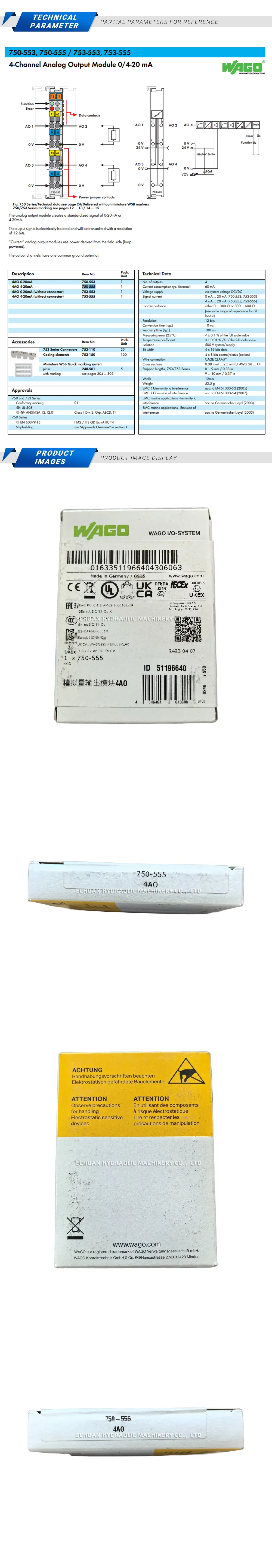 Wago 750-555 Description