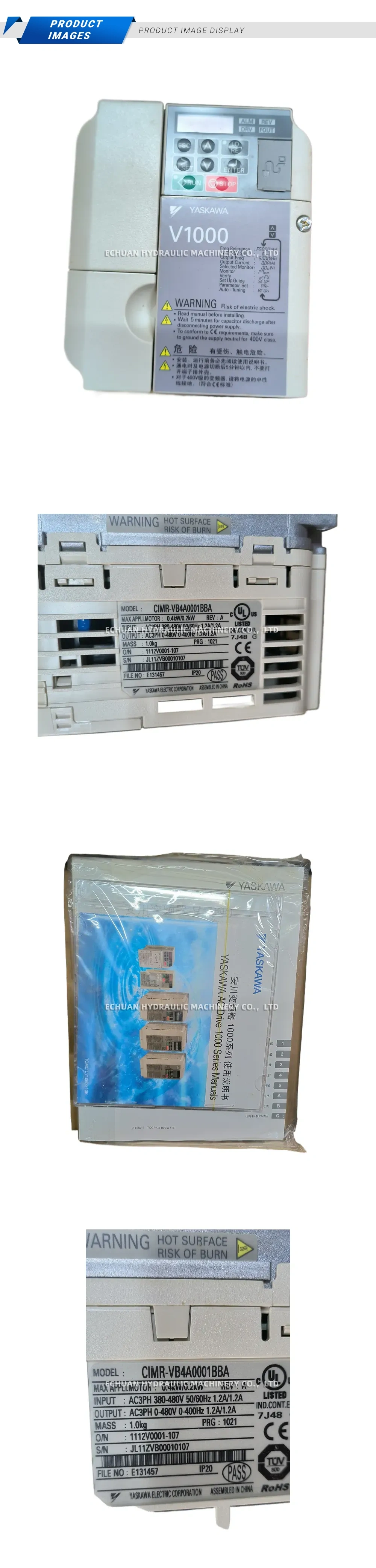 Yaskawa CIMR-VB4A0001BBA Description