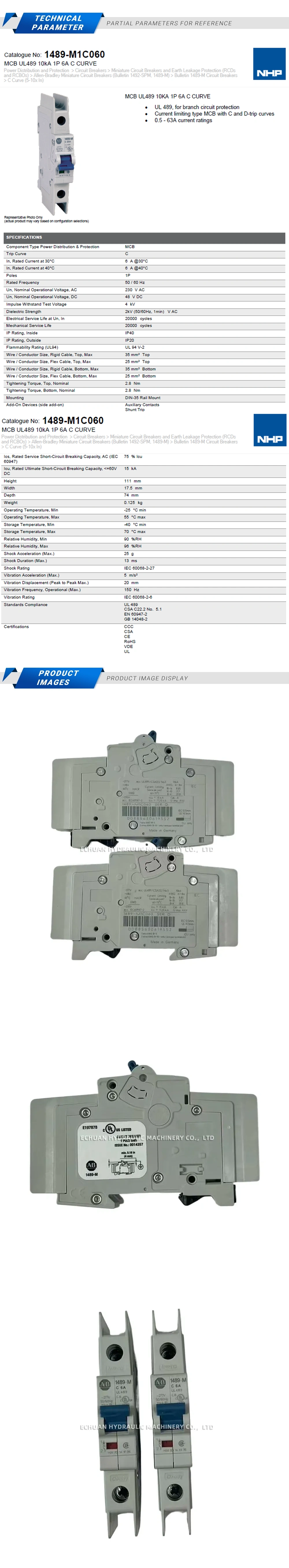 Allen-Bradley 1489-M1C060 Description