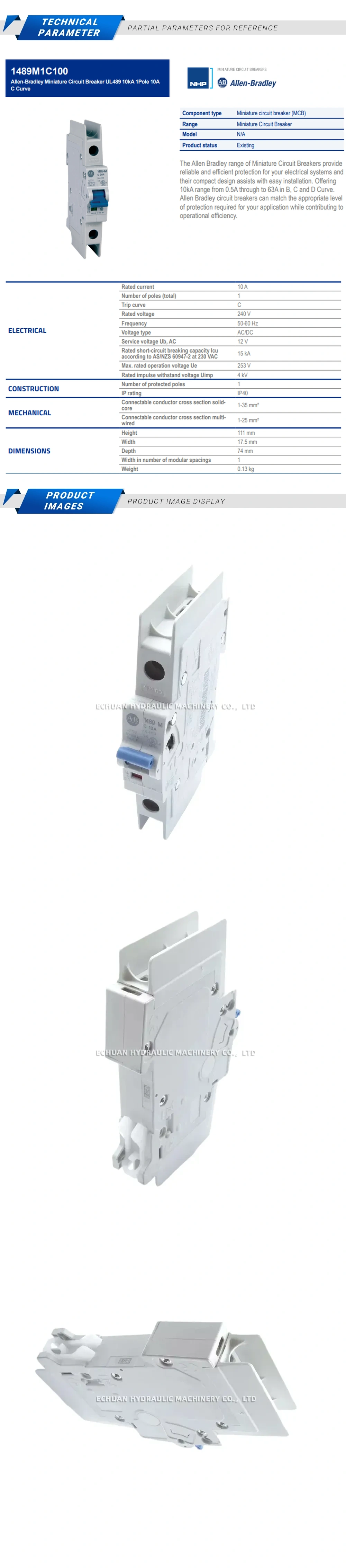 Allen-Bradley 1489-M1C100 Description