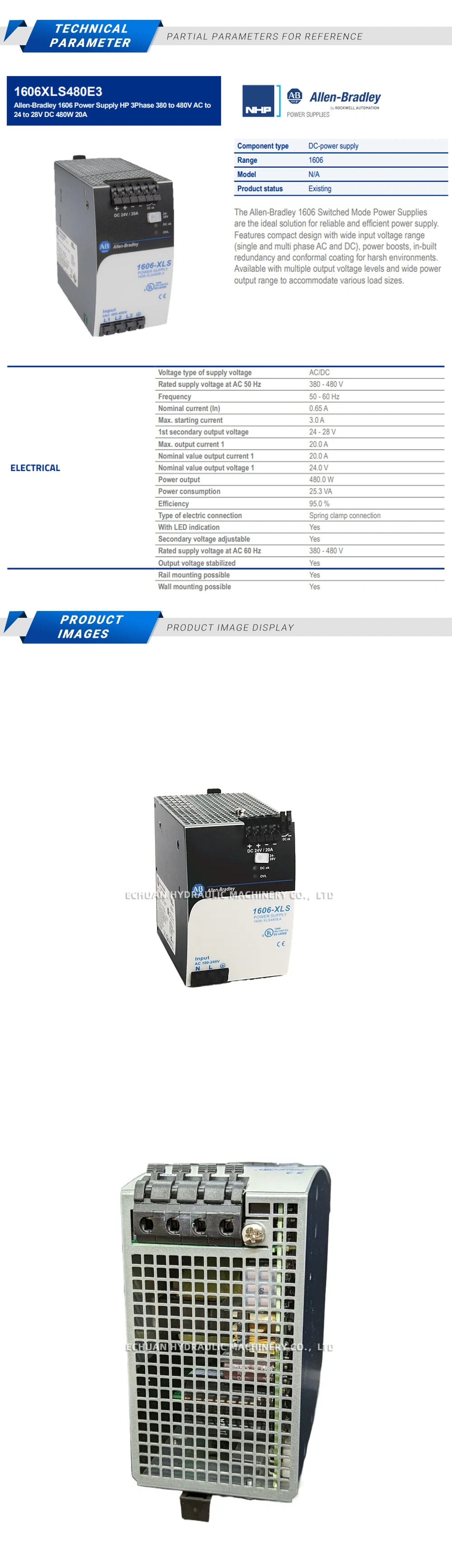 Allen-Bradley 1606-XLS480E-3 Description