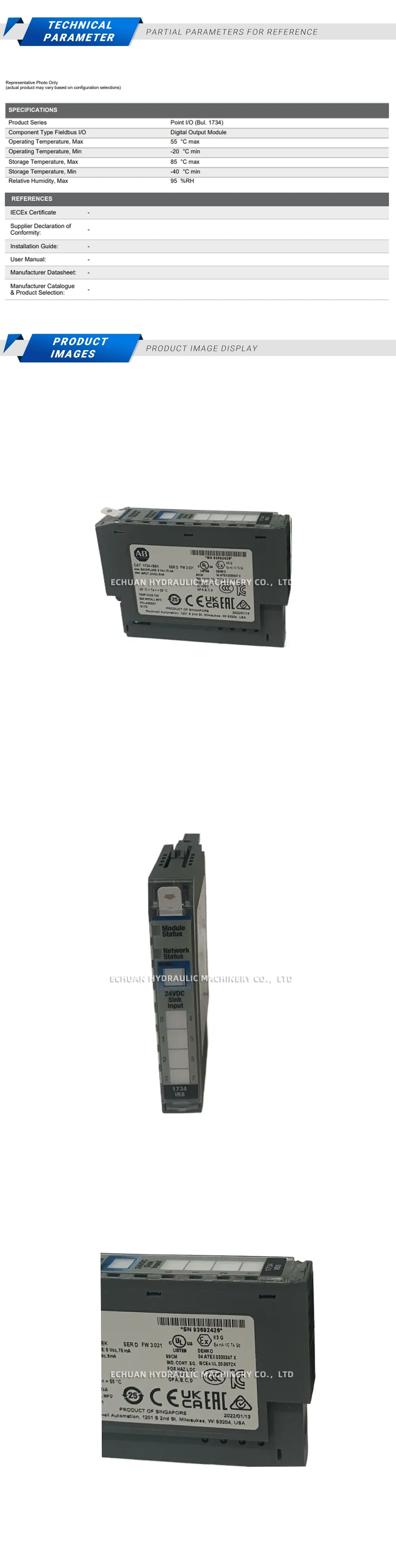 Allen-Bradley 1734-IB8K Description