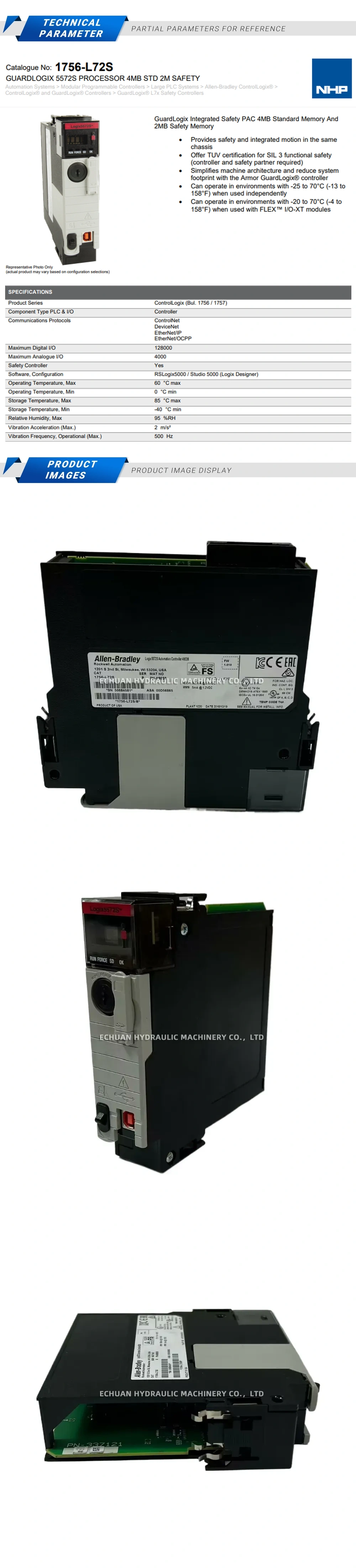 Allen-Bradley 1756-L72S Description